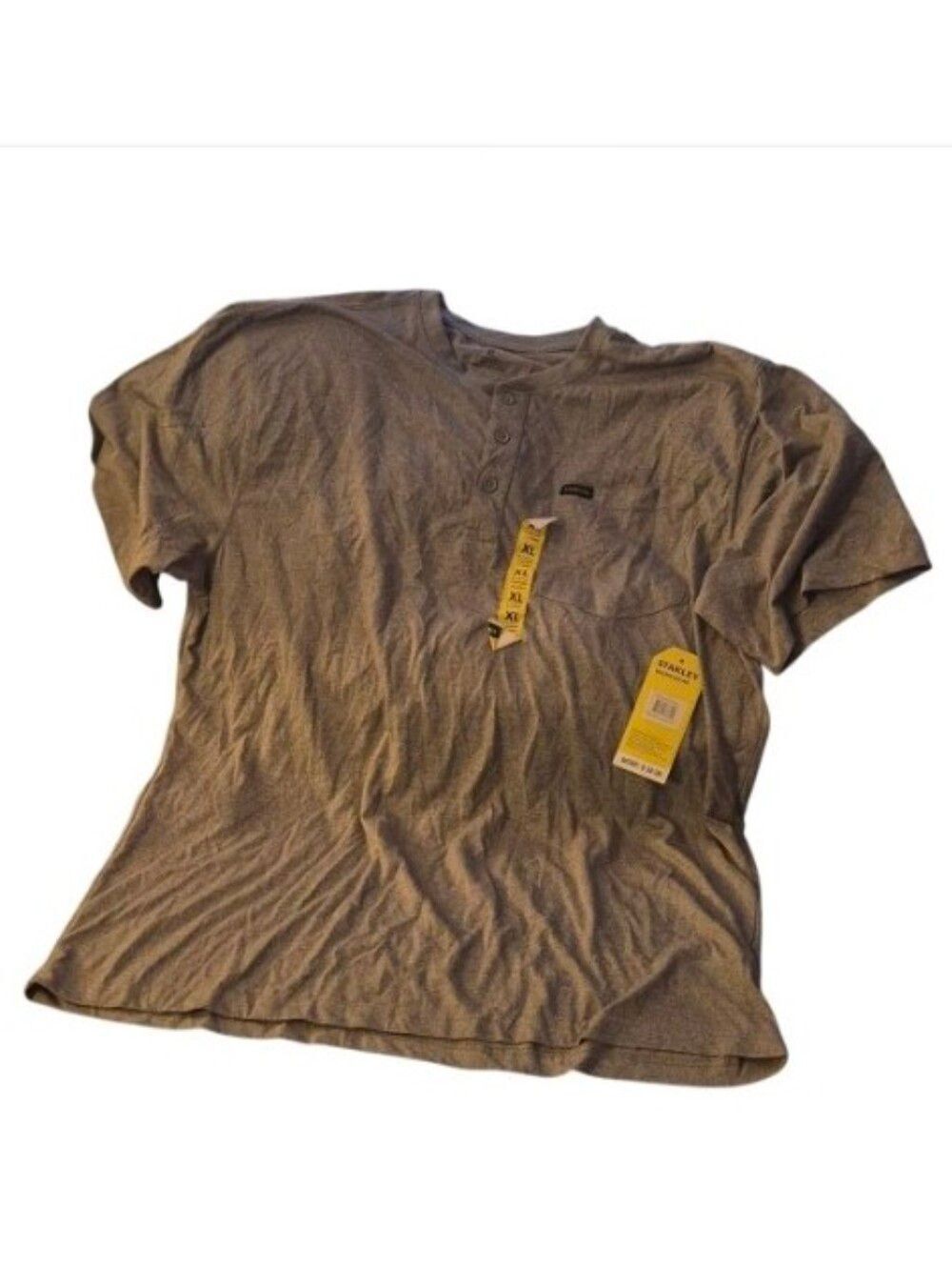 Stanley Gray Workwear Shirt with Yellow Tags(57)